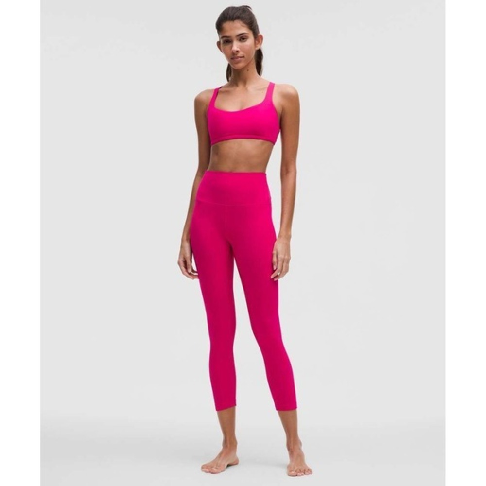 Lululemon Women's Align High-Rise Crop 23" Leggings Nulu Passionate Pink 10